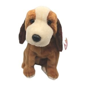2002 Ty Beanie Baby of the Month February "Holmes" Retired Bloodhound Dog BB14
